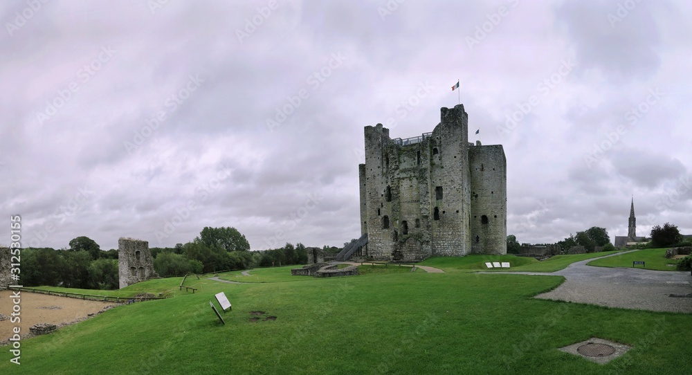 Keep of Trim Castle - the largest norman casltel in Ireland. Keep of Trim Castle - the largest norman casltel in Ireland.