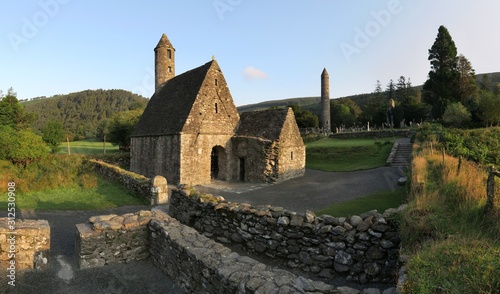 Photography Saint Kevin's Kitchen in Glendalough - early Medieval monastic settlement near D