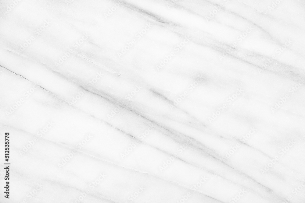 Obraz premium White Carrara Marble natural light surface for bathroom or kitchen countertop