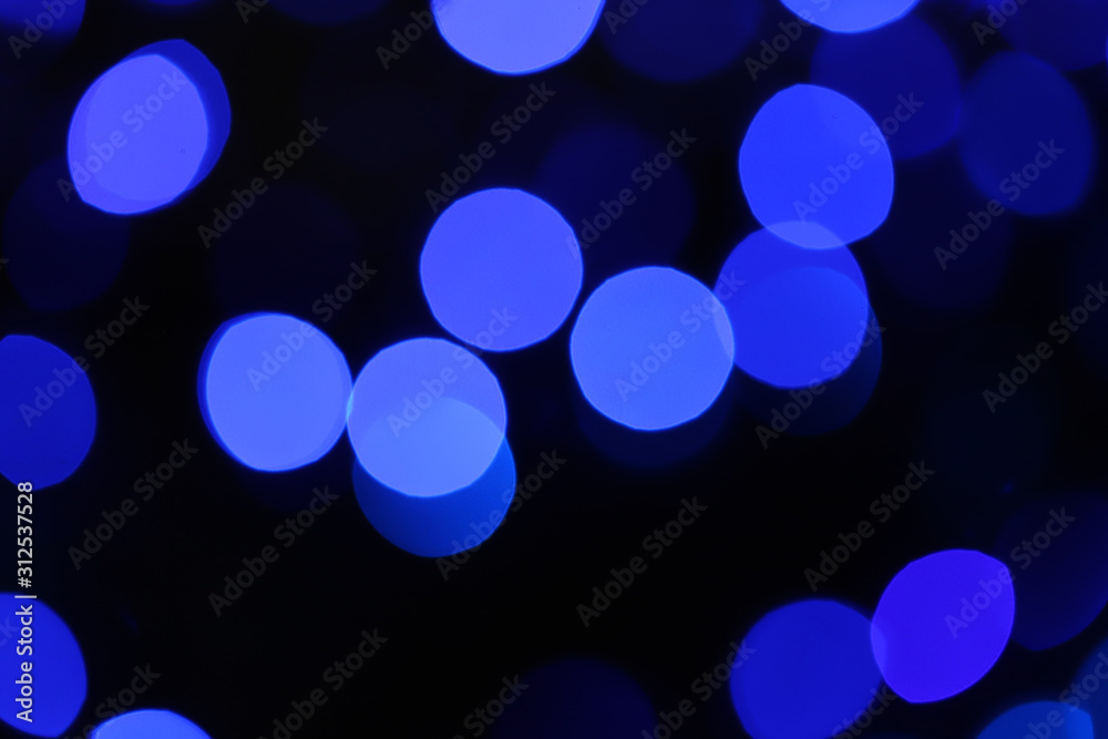 Blurred night light bokeh background Blurred night light bokeh background
