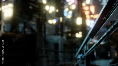 Wallpaper Mural City Streets In The Rain At Night Torontodigital.ca