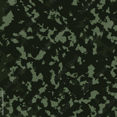 Vector seamless camouflage patterns