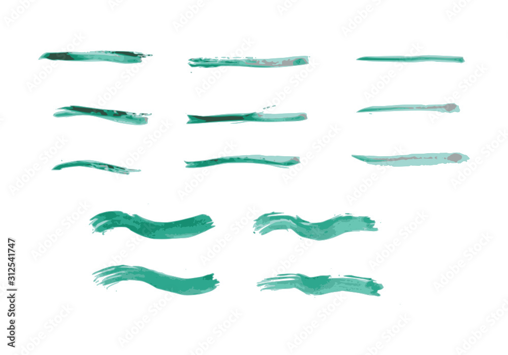 Watercolor brush illustration design with isolation background Watercolor brush illustration design with isolation background