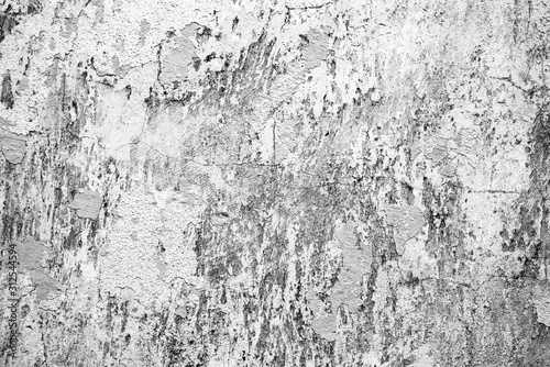 Tekstura betonowa ściana z pęknięciami i rysami które mogą używać jako tło