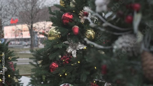 Street decorations for the New Year in Moscow #4