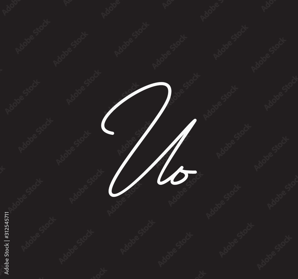 Couple Cursive Letters Initial Signature Handwriting Calligraphy Couple Cursive Letters Initial Signature Handwriting Calligraphy