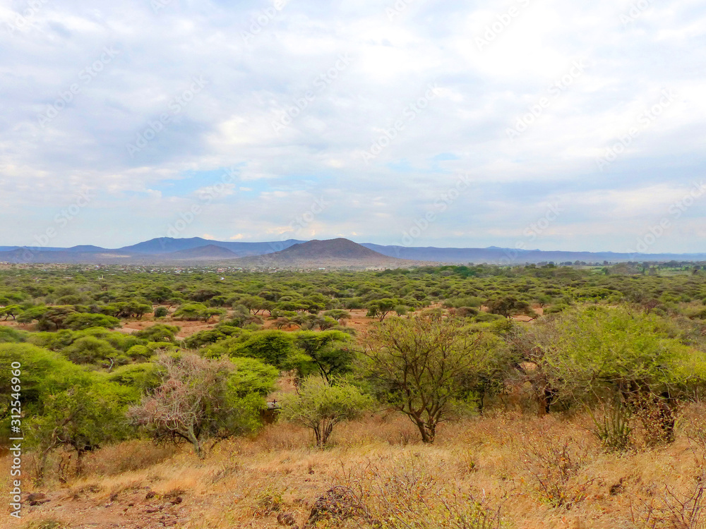 Landscape near Mount Leopardenberg Mangola Gorofani Tanzania Africa