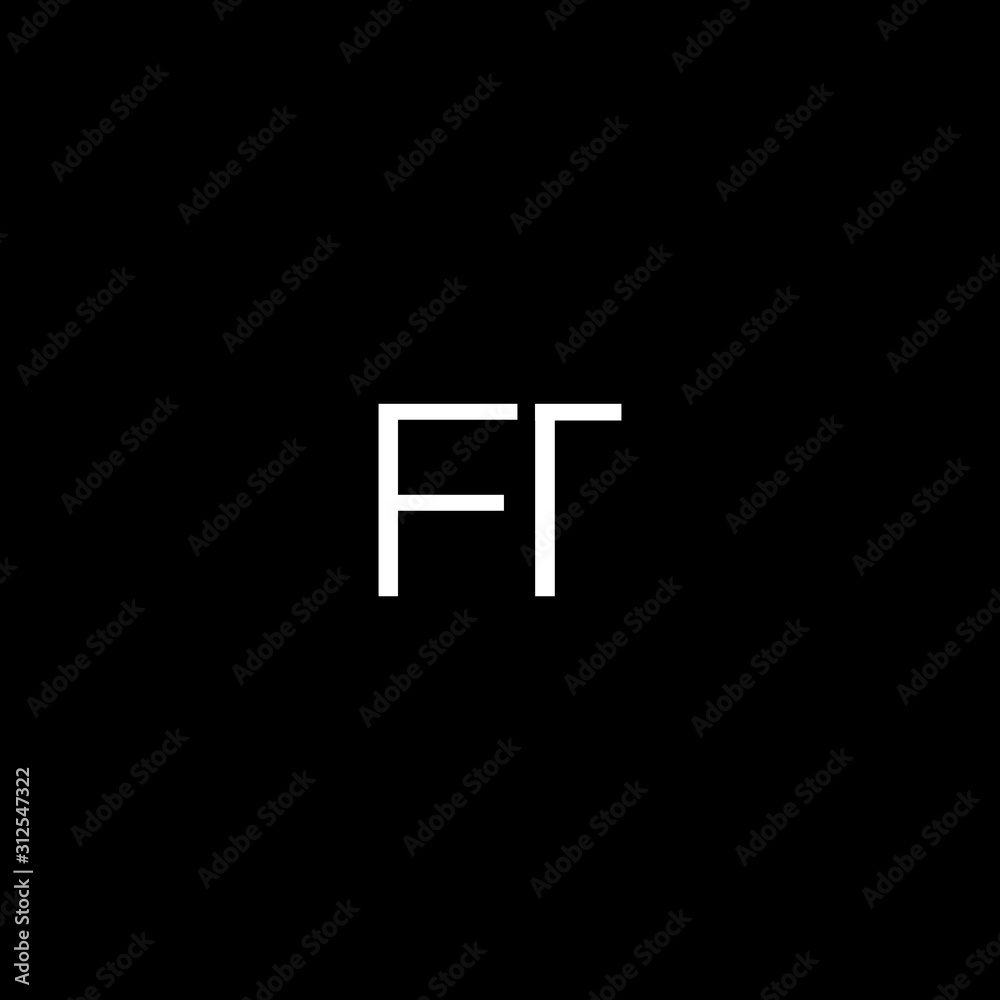 Unique modern artistic FT initial based letter icon logo Unique modern artistic FT initial based letter icon logo