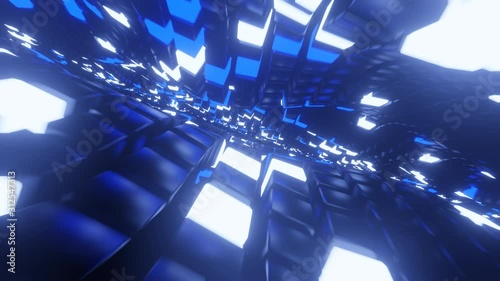 Abstract Technology Background 3 - Seamless 3d Rendering