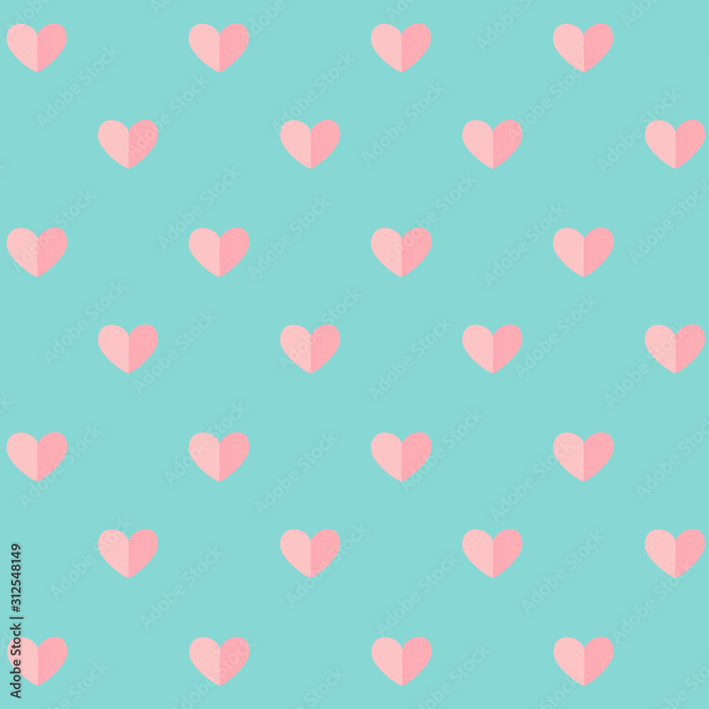 Hearts background, Valentine's day pattern