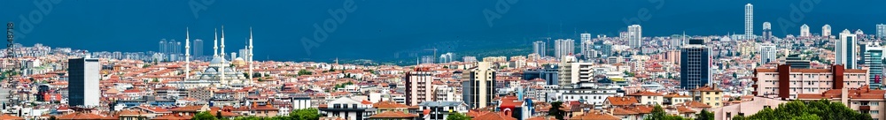 Panorama of Ankara, the capital of Turkey