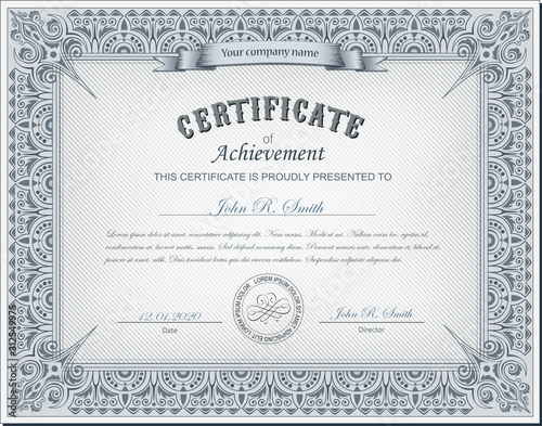 Best modern certificate design for all types sector