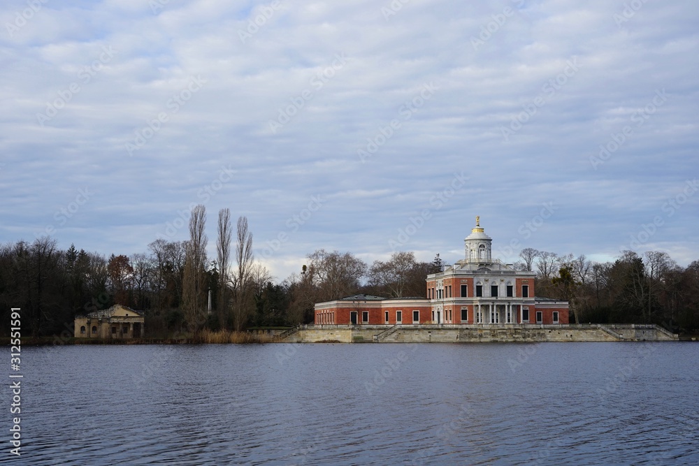 Der Heilige See in Potsdam mit Marmorpalais