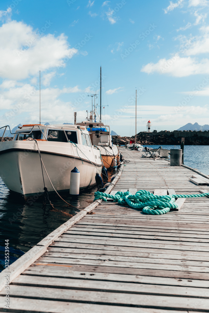 Fototapeta premium Lofoten Boats
