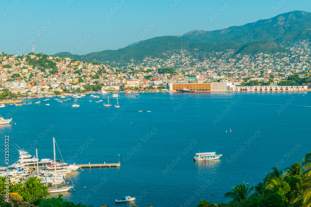 Panoramic view of the city of Acapulco