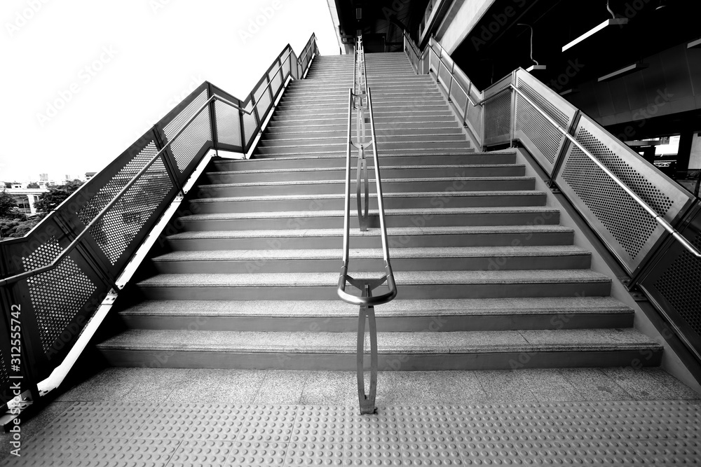 Fototapeta premium Stairway to the subway platform