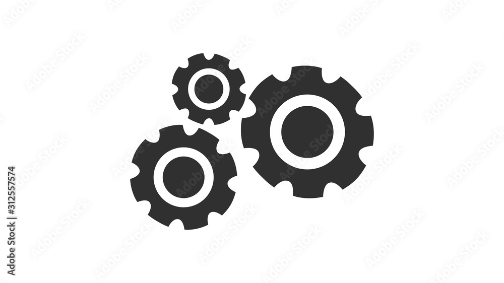 Production icon. Factory. Flat style. Production icon. Factory. Flat style.