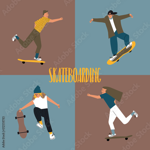 Skateboarding