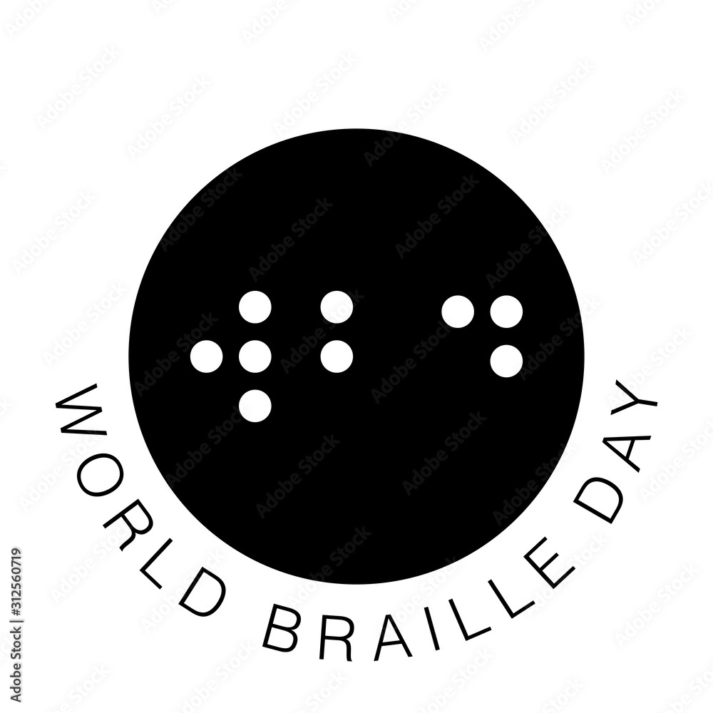 Design for Annual Celebration of World Braille Day Design for Annual Celebration of World Braille Day