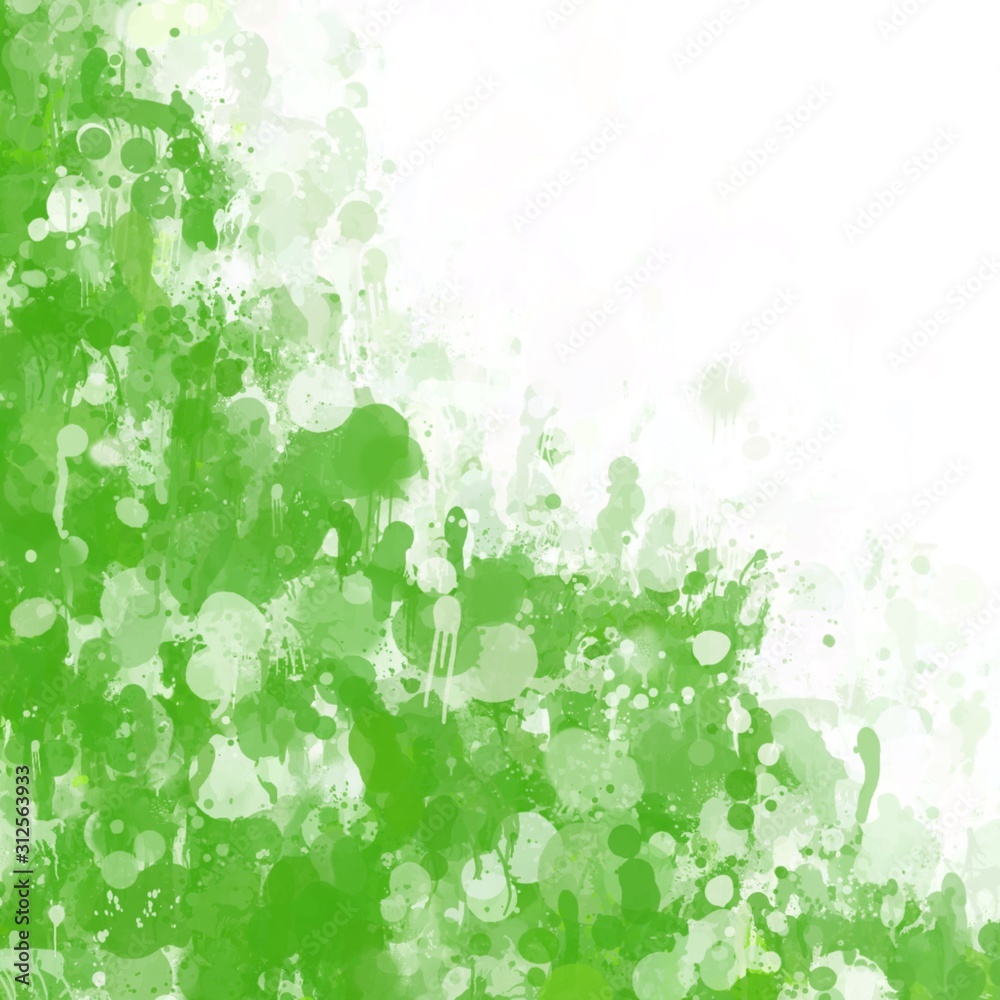 Abstract art powder light green drops on white background. Movement abstract frozen dust explosion light green on white background. Stop the movement of light green powder on white background. Abstract art powder light green drops on white background. Movement abstract frozen dust explosion light green on white background. Stop the movement of light green powder on white background.