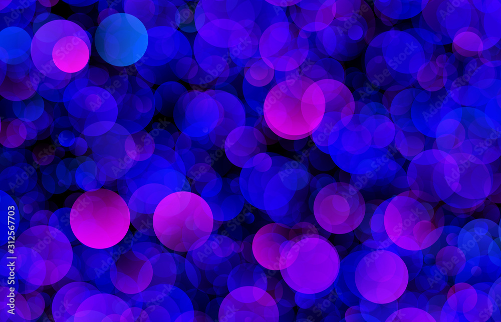 gradient party confettie circles