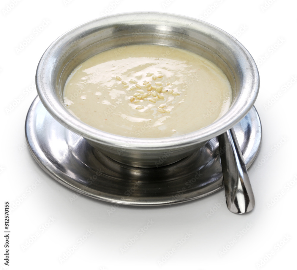tahini sauce isolated on white background tahini sauce isolated on white background