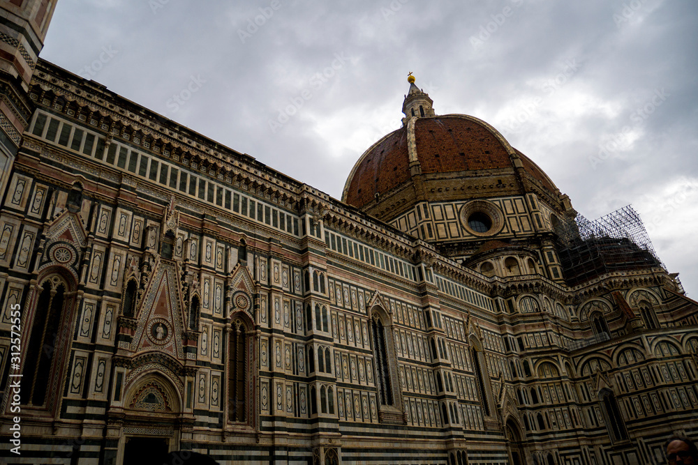 Duomo de Florencia, Italia. Catedral santa Maria del Fiore. Cupula de Brunelleschi.