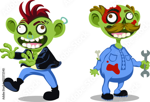 zombie cartoon