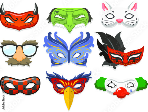 carnival mask set