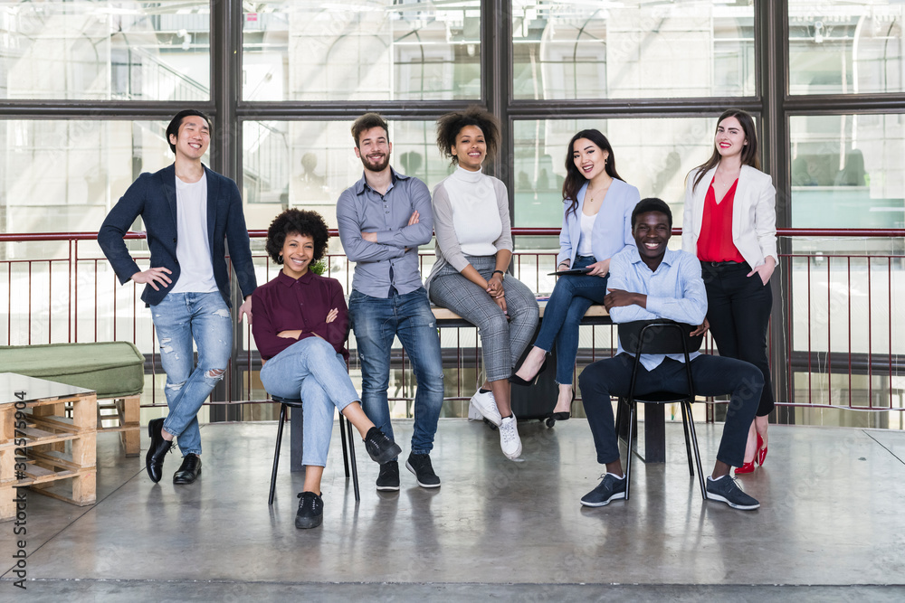 Young startup portrait in a modern space Young startup portrait in a modern space
