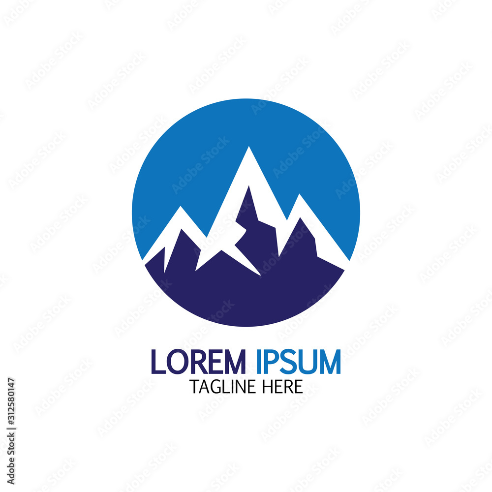Mountain icon Logo Mountain icon Logo
