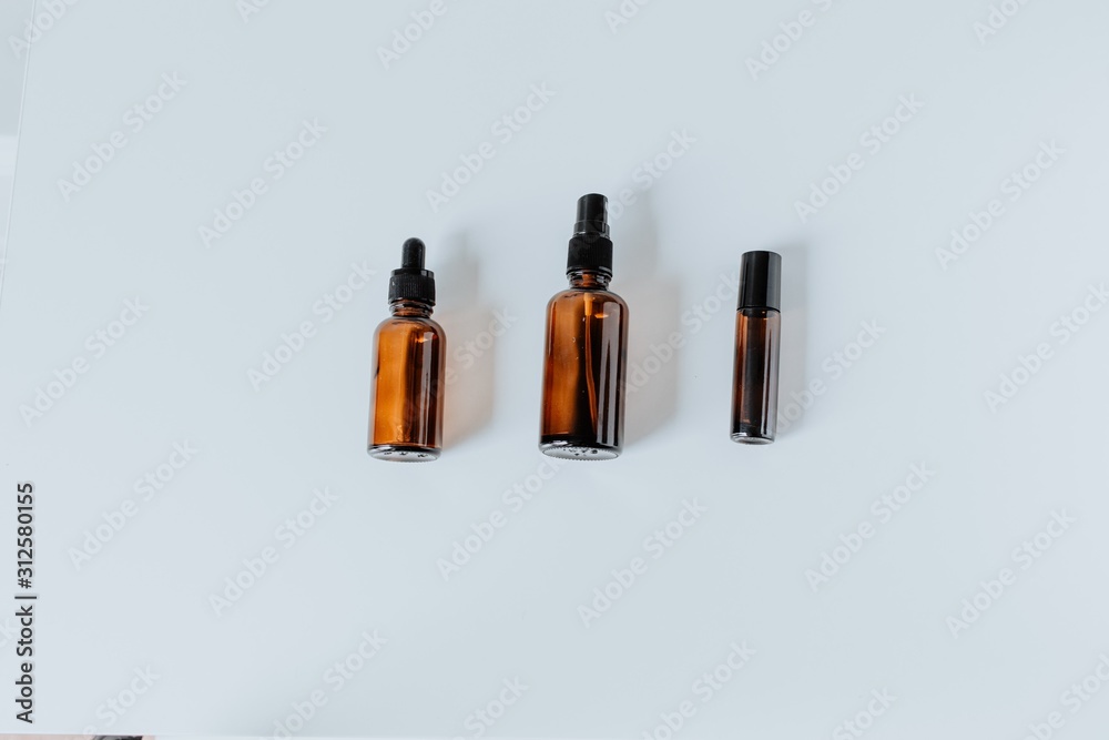 Amber glass bottles for essential oils Amber glass bottles for essential oils