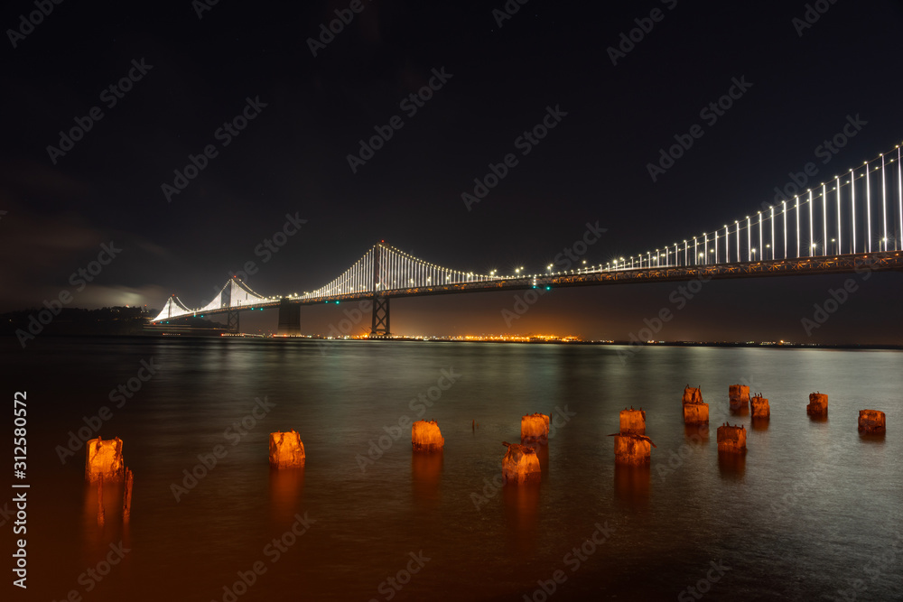 Fototapeta premium Amazing view of San Francisco city at night