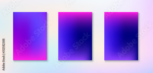 Purple, Pink, Turquoise, Blue Gradient Shiny Vector Background. 