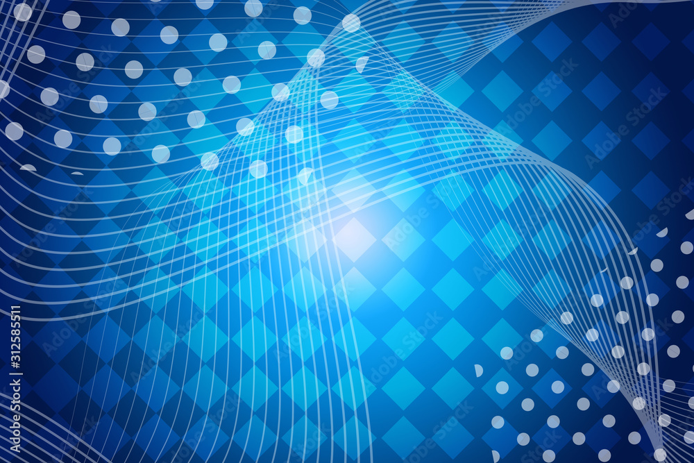 Fototapeta premium abstract, blue, wave, design, illustration, lines, waves, wallpaper, digital, curve, line, texture, light, backdrop, pattern, art, graphic, color, technology, backgrounds, computer, gradient, business