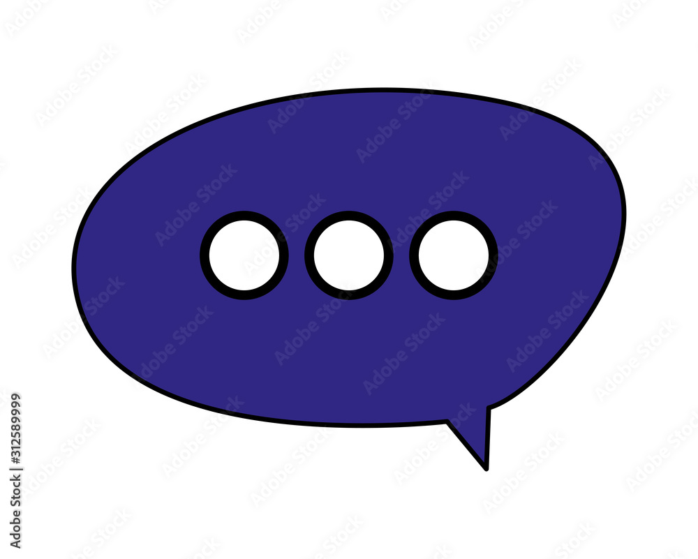 Isolated communication bubble icon vector design Isolated communication bubble icon vector design