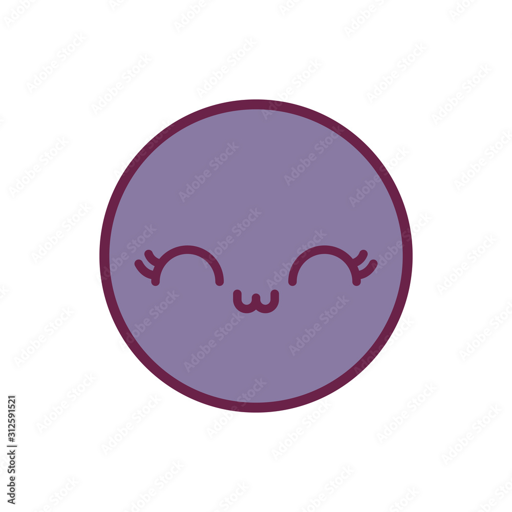 happy circle kawaii cartoon vector design happy circle kawaii cartoon vector design