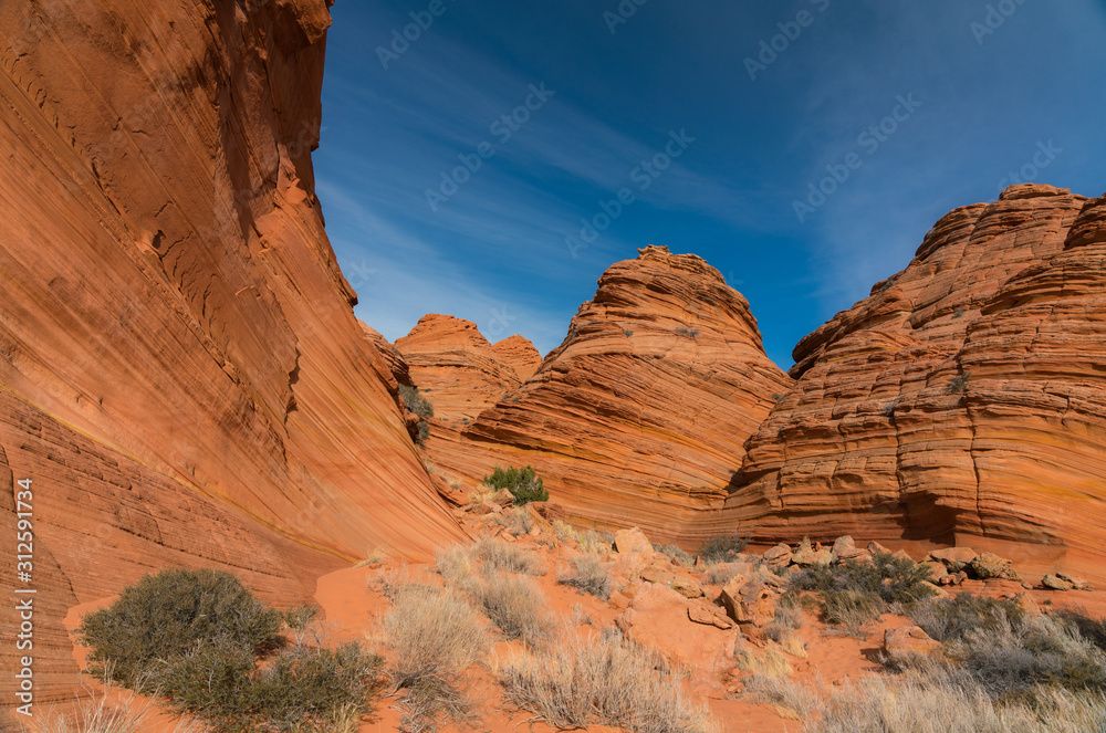 Amazing view of the coyote buttes, Utah