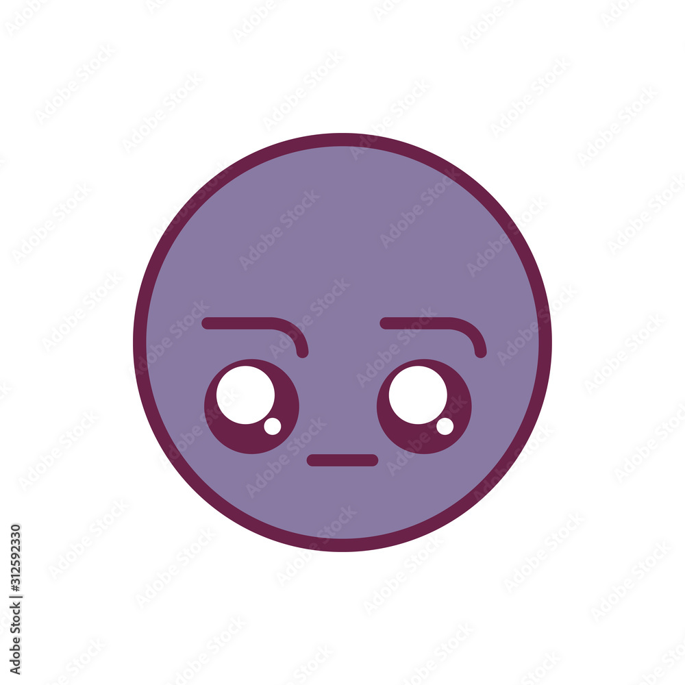 bored circle kawaii cartoon vector design bored circle kawaii cartoon vector design