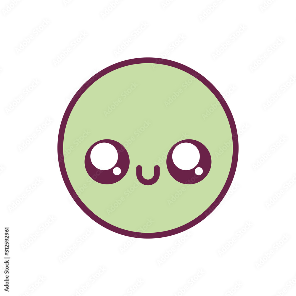 happy circle kawaii cartoon vector design happy circle kawaii cartoon vector design