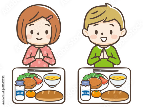 給食　子供