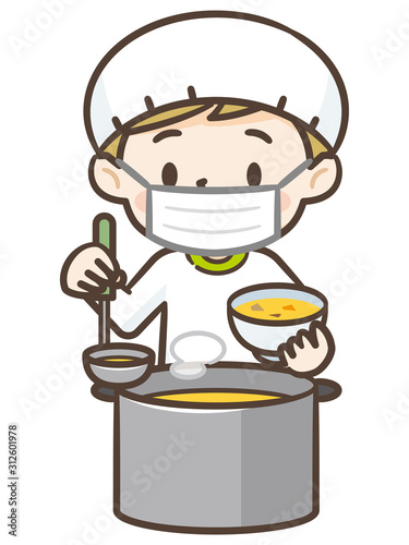 給食当番