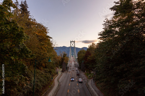 Vancouver BC Canada Lions Gate Bridge
