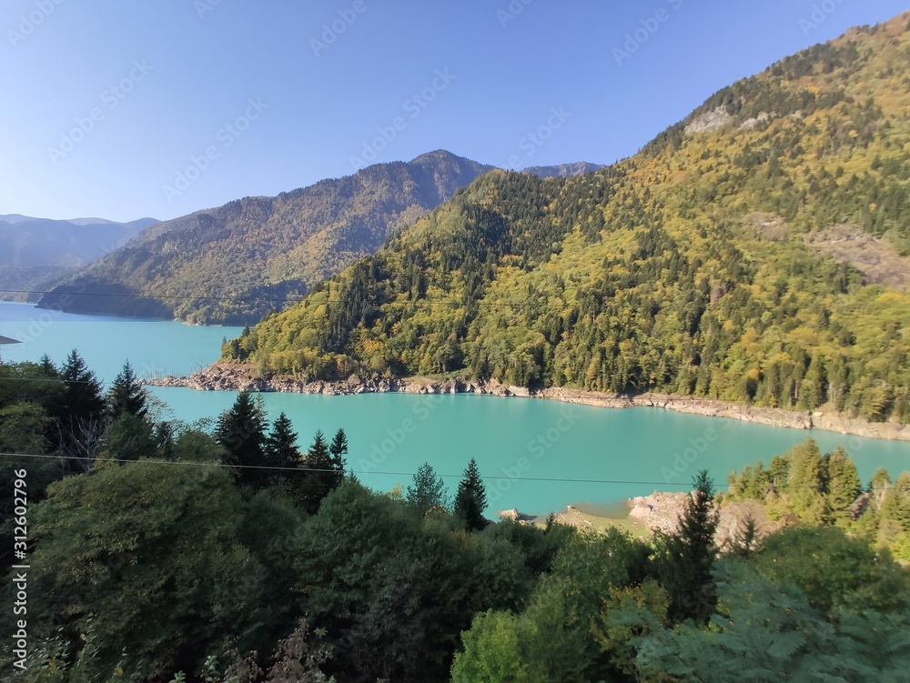 lake in mountains