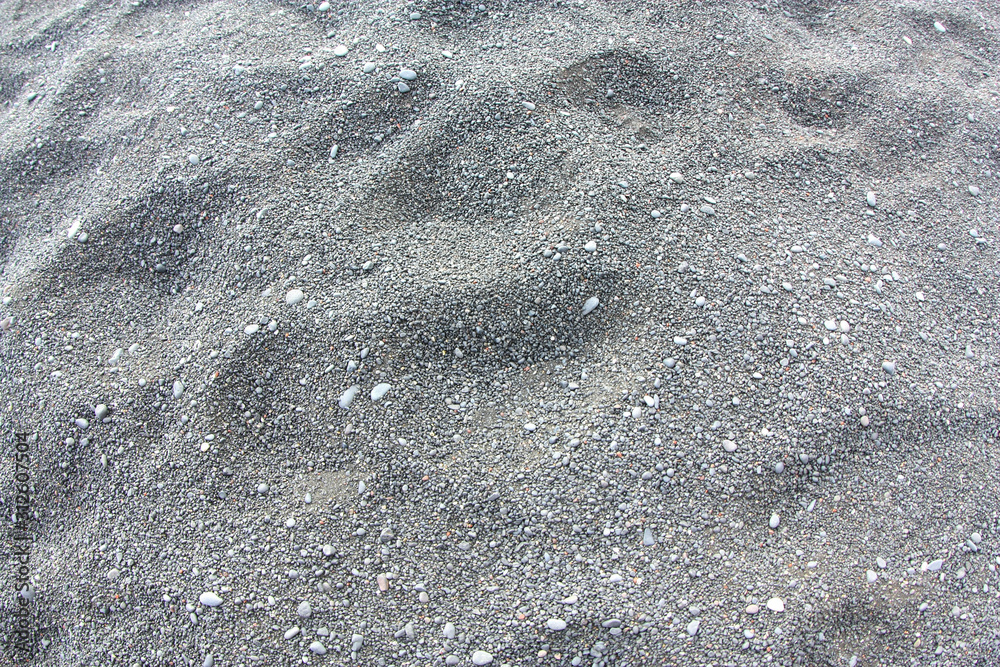 Obraz premium The texture of the black sand beach in Iceland