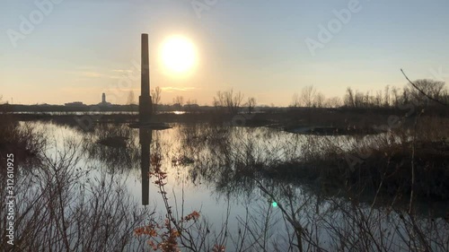 Polesine, Little Town in the countryside near Po river, Porto Viro, Contarina, Donada