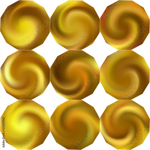 Set of polygonal modern backgrounds.