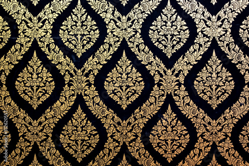 Thai pattern in the temple thailand. photo