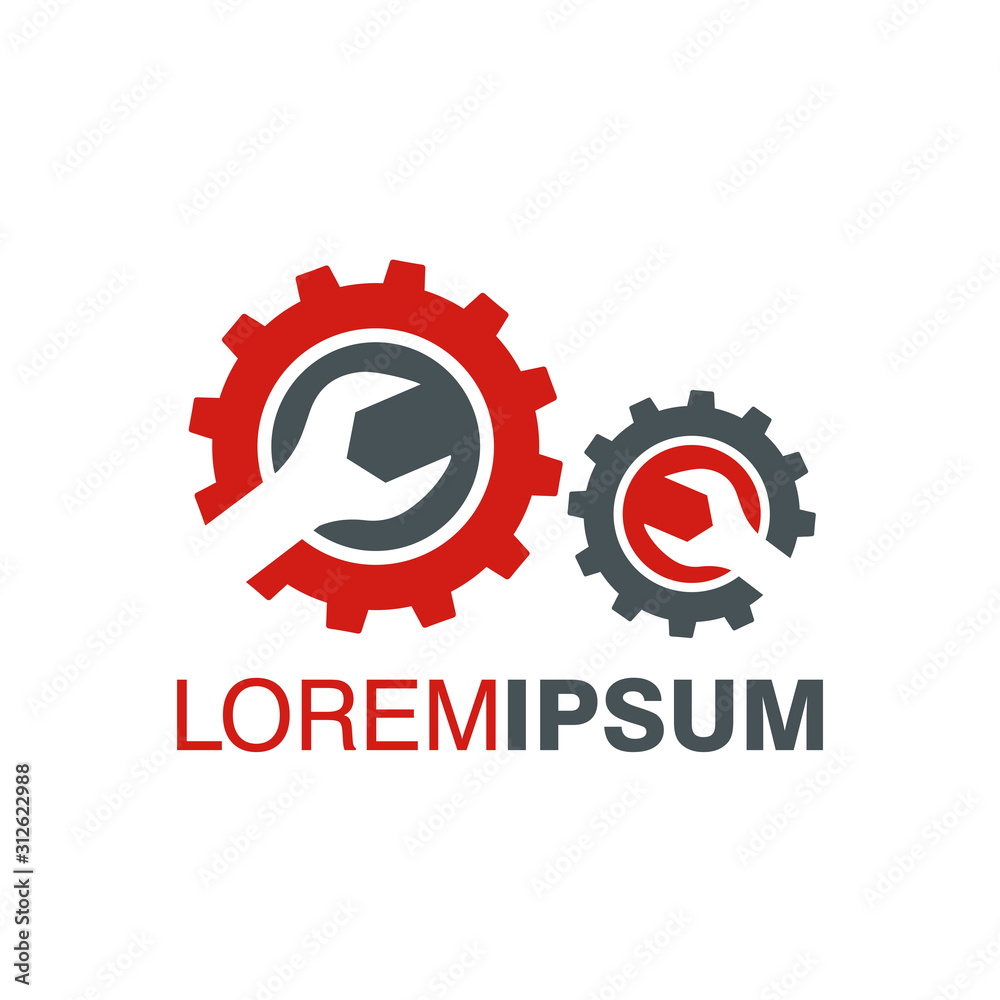 Industrial Logo Design Vector Template Industrial Logo Design Vector Template