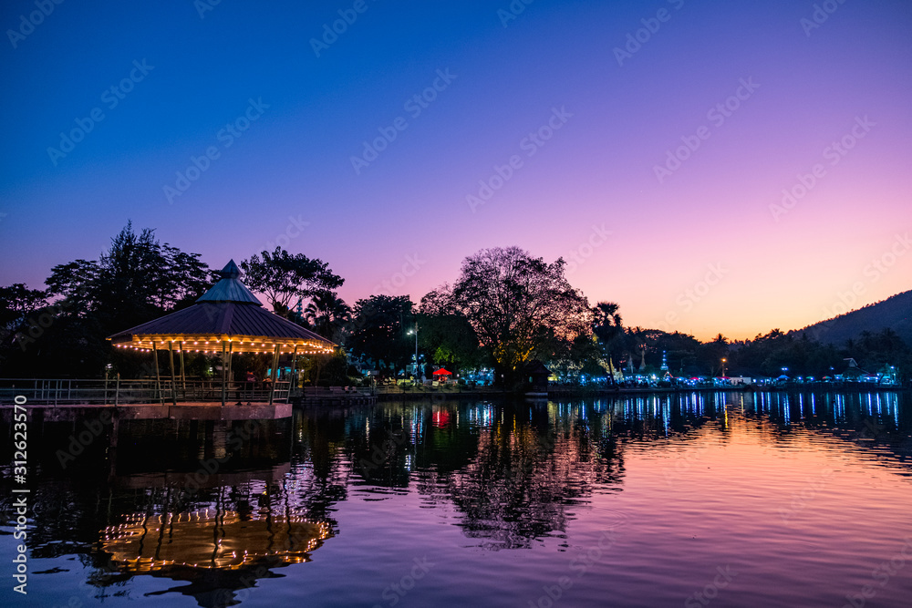 Wat Chong Kham, Mae Hong Son, Thailand.